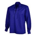 Royal Blue Jacobite Ghillie Shirt Side