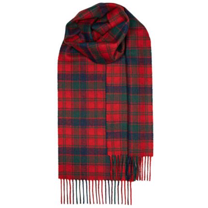 robertson red tartan scarf