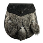 Grey Rabbit Fur Semi Dress Sporran