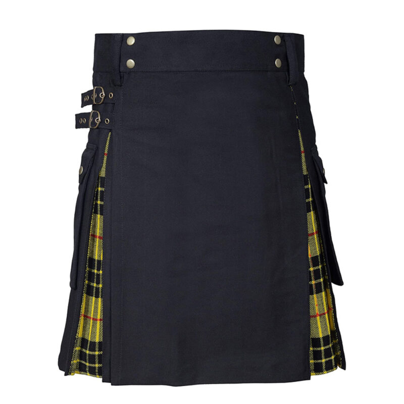 Macleod of Lewis Black Hybrid Kilt