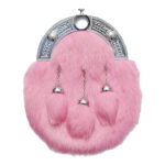 Rabbit Fur Sporran Pink