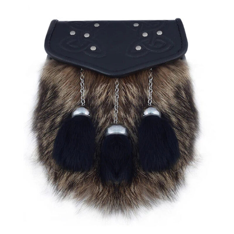 Semi Dress Fox Fur Leather Sporran