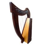 12 Strings Wooden Polish Lyre Harp