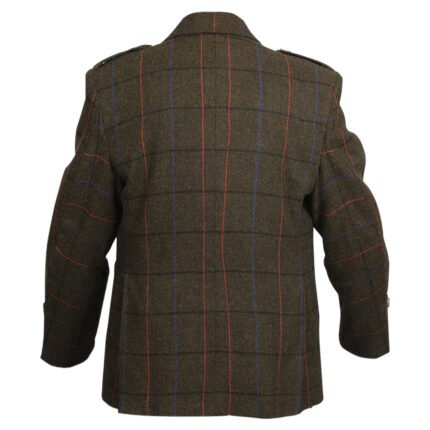 Argyll Tweed Jacket And Vest Back