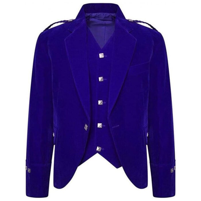 Blue Velvet Argyll Jacket