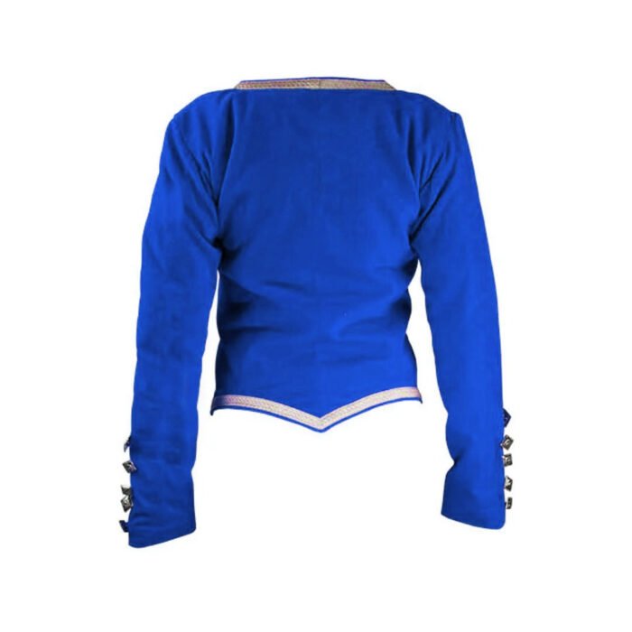 Blue Velvet Highland Dancing Jacket Back