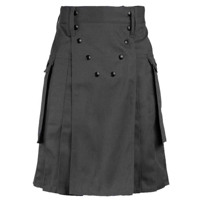 Dark Grey Utility Kilt