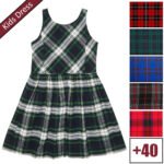 Girls Tartan Christmas Dress