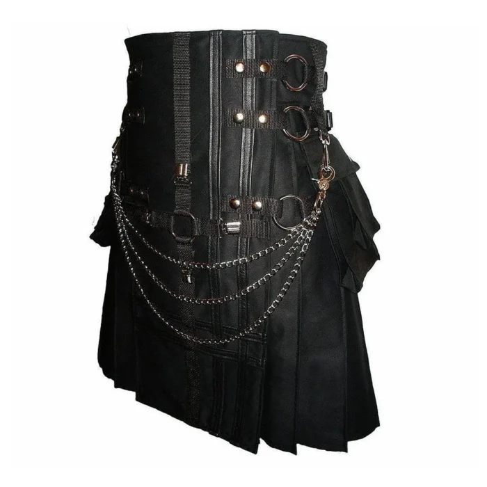 Grand Gothic Utility Kilt Side