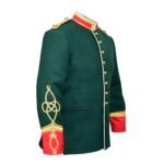 Green Wool Military Pipe Band Jacket Side