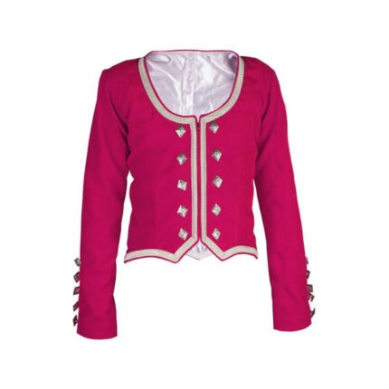 Hot Pink Velvet Highland Dancing Jacket
