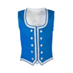 Light Blue Velvet Dancing Vest Women