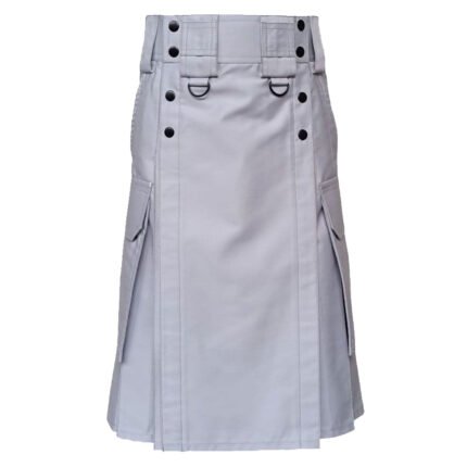 Light Grey Utility Kilt