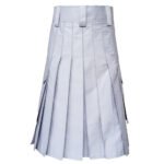 Light Grey Utility Kilt Back