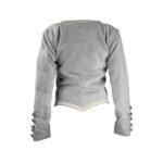 Light Grey Velvet Highland Dancing Jacket Back