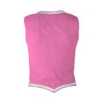 Light Pink Velvet Highland Dancing Vest Back