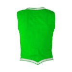 Lime Green Velvet Highland Dancing Vest Back