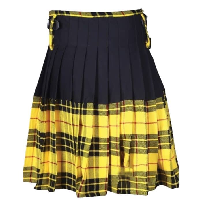 Macleod Of Lewis And Black Hybrid Kilt Back