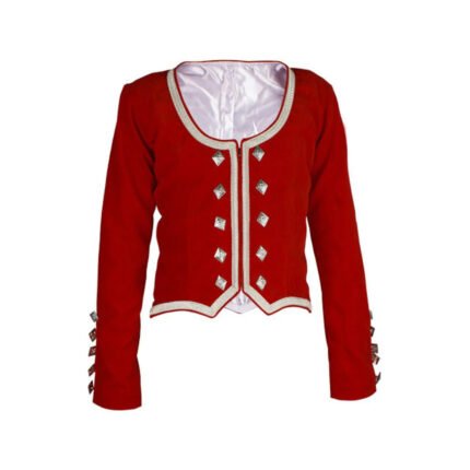 Maroon Velvet Highland Dancing Jacket