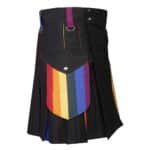 Modern Box Pleated Hybrid Kilt Right Side