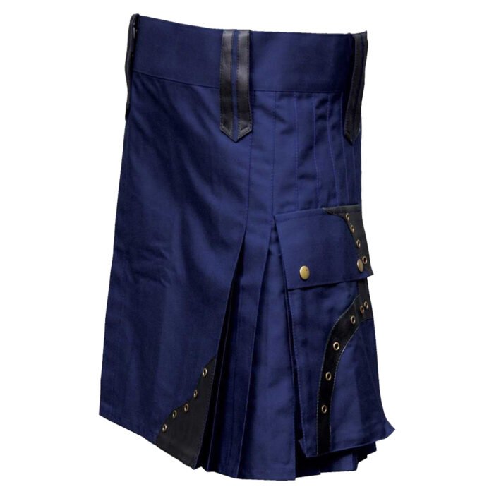 Modern Utility Kilt For Men Side