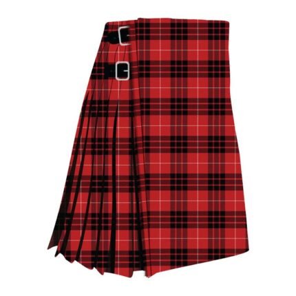 Munro Black Red Tartan Kilt