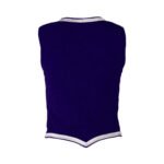 Navy Blue Velvet Highland Dancing Vest Back