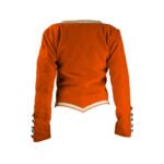 Orange Velvet Highland Dancing Jacket Back