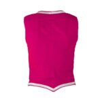 Hot Pink Velvet Highland Dancing Vest Back