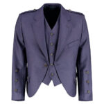 Purple Argyll Jacket With Vest