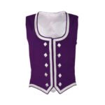 Purple Velvet Highland Dancing Vest