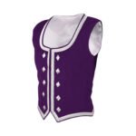 Purple Velvet Highland Dancing Vest Side