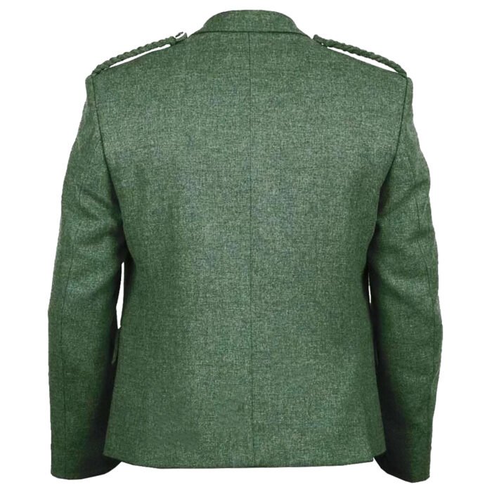 Lovat Green Tweed Argyll Jacket Back