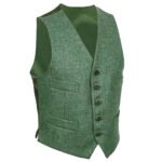 Lovat Green Tweed Argyll Jacket Vest