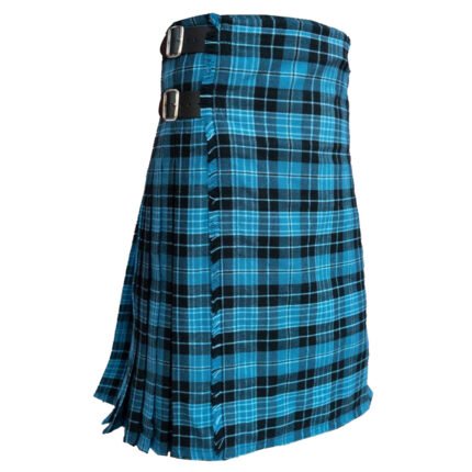 Clark Tartan kilt Side