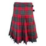 Cumming Clan Modern Tartan Kilt Back