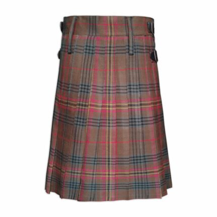 Kennedy Weathered Tartan Kilt Back