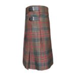 Kennedy Weathered Tartan Kilt Side