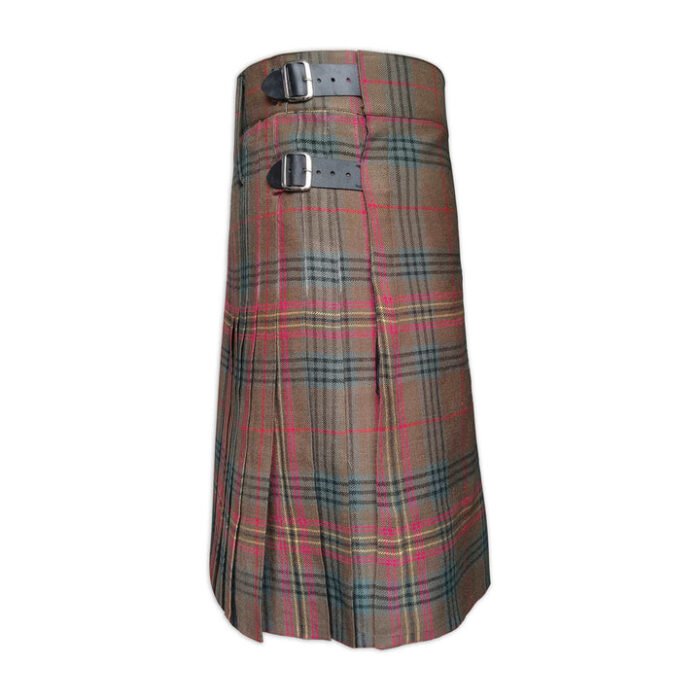 Kennedy Weathered Tartan Kilt Side