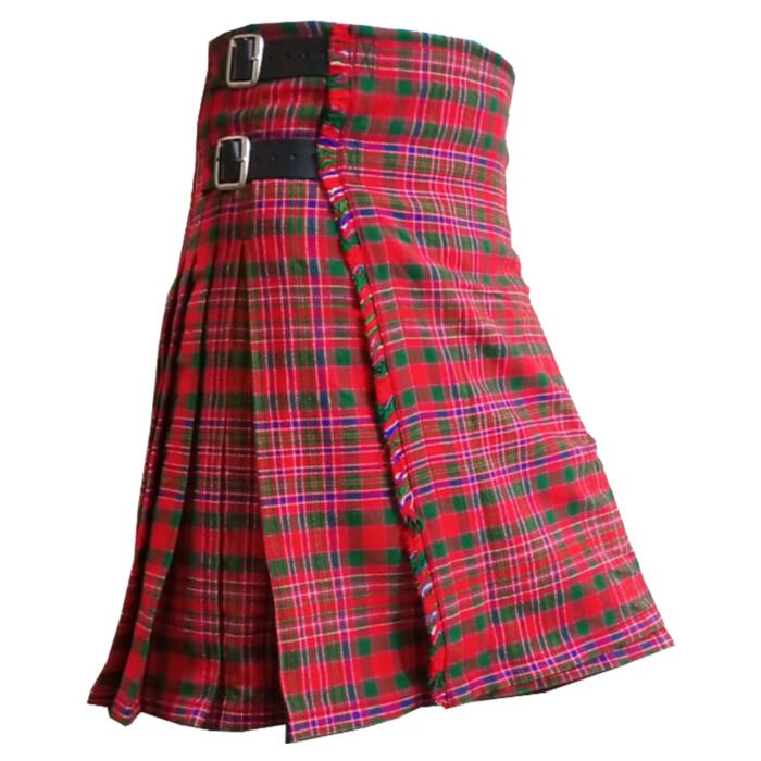 Macalister Premium Tartan Kilt Side