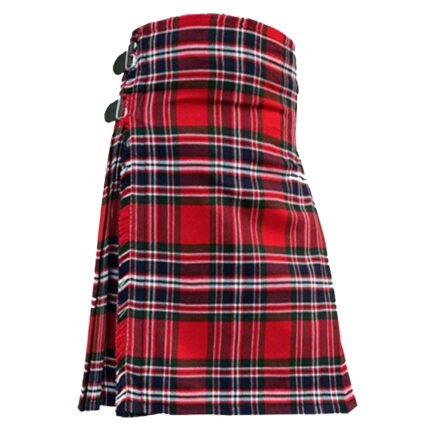 Macfarlane Tartan Kilt Side