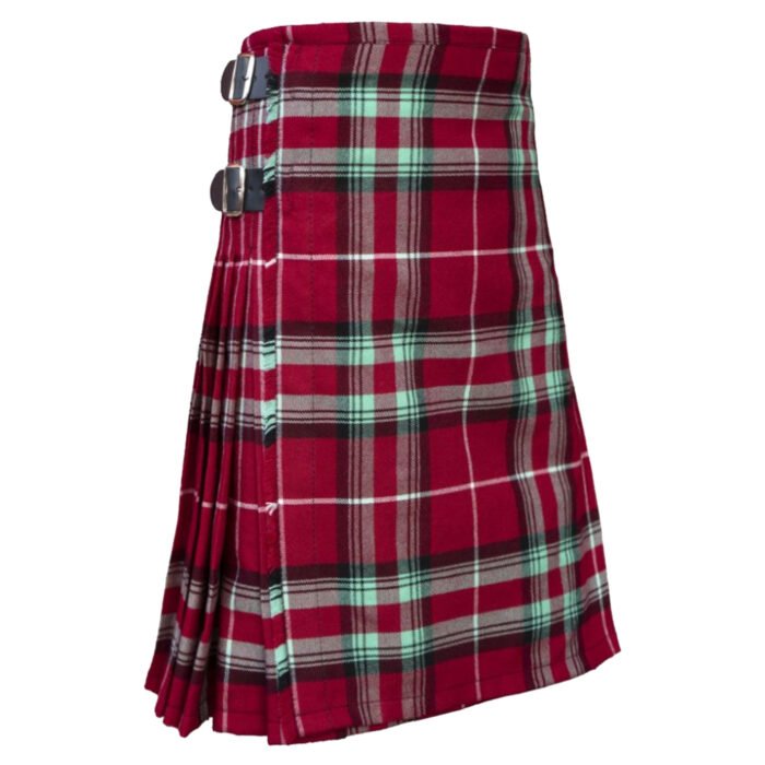 Stuart Of Bute Modern Tartan Kilt Side