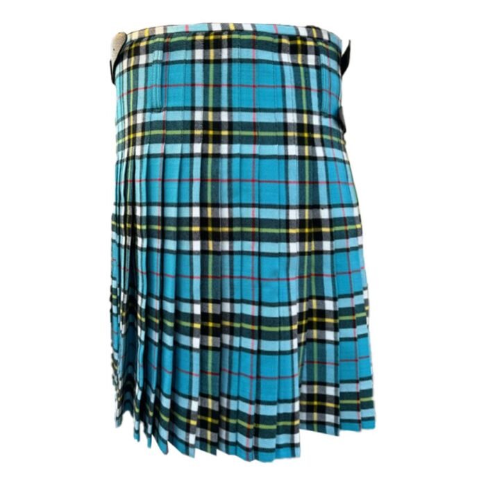 Thomson Dress Blue Modern Tartan Kilt Back