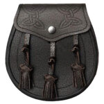 Leather Celtic Tassel Sporran