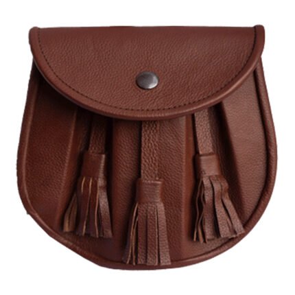 Leather Brown Rob Roy Sporran