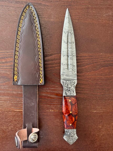 Handmade Damascus Steel Viking Knives