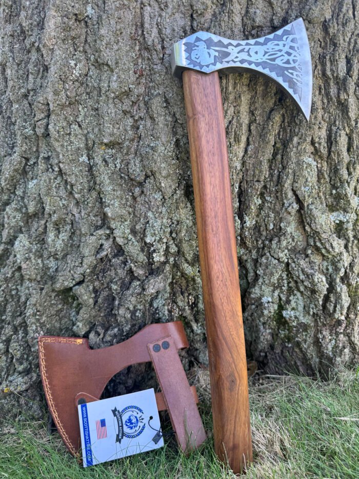 Handmade Viking Wooden Axe 2