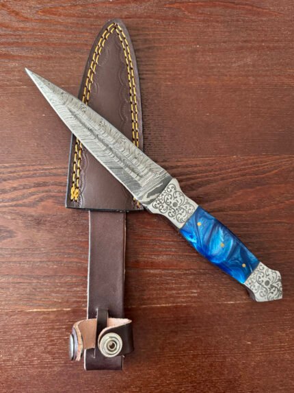 Real Damascus Steel Viking Knives 1