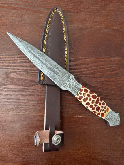 Real Handmade Damascus Steel Viking Knives 1