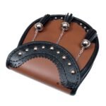 Black And Brown Leather Sporran 1